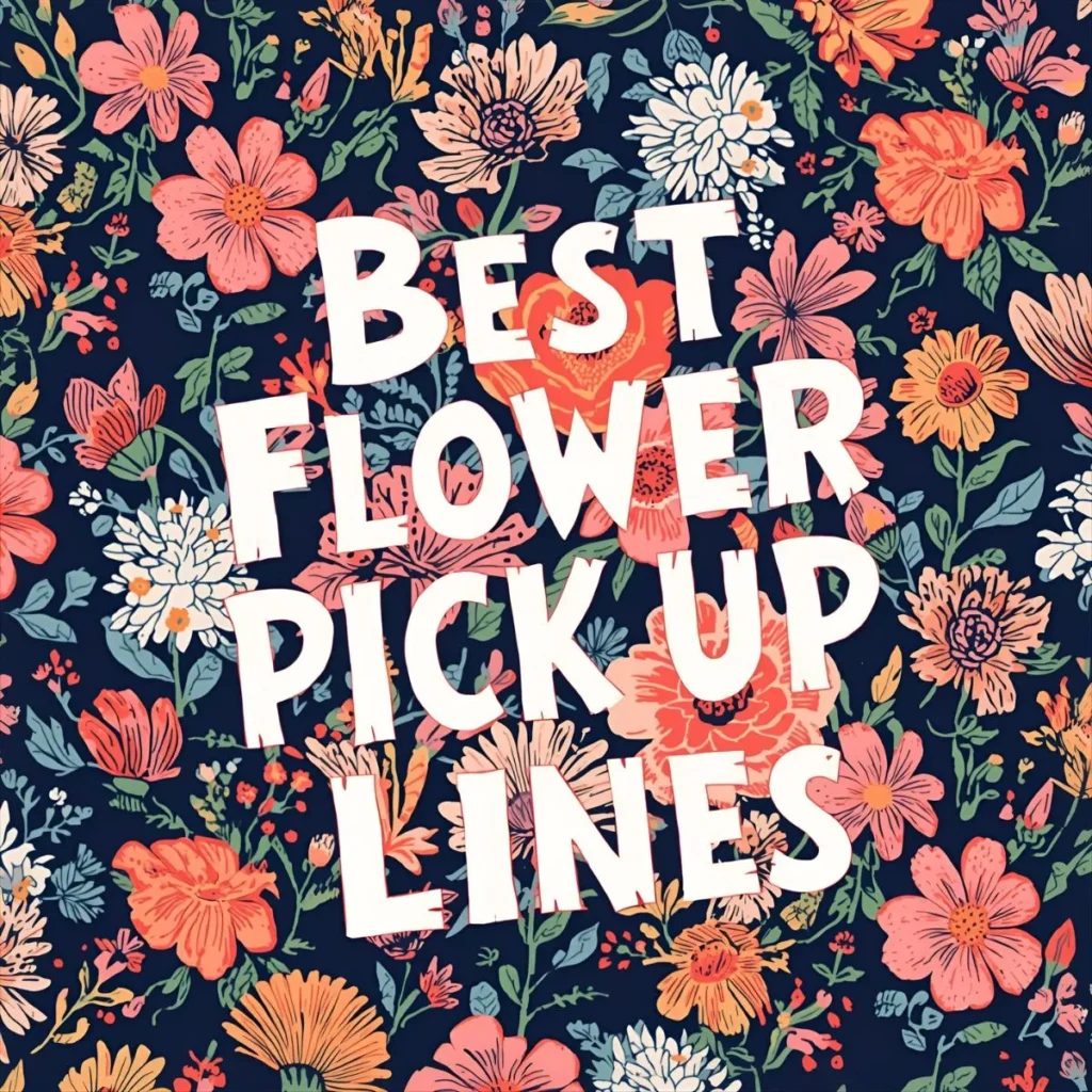 Best Flower Pick Up Lines
