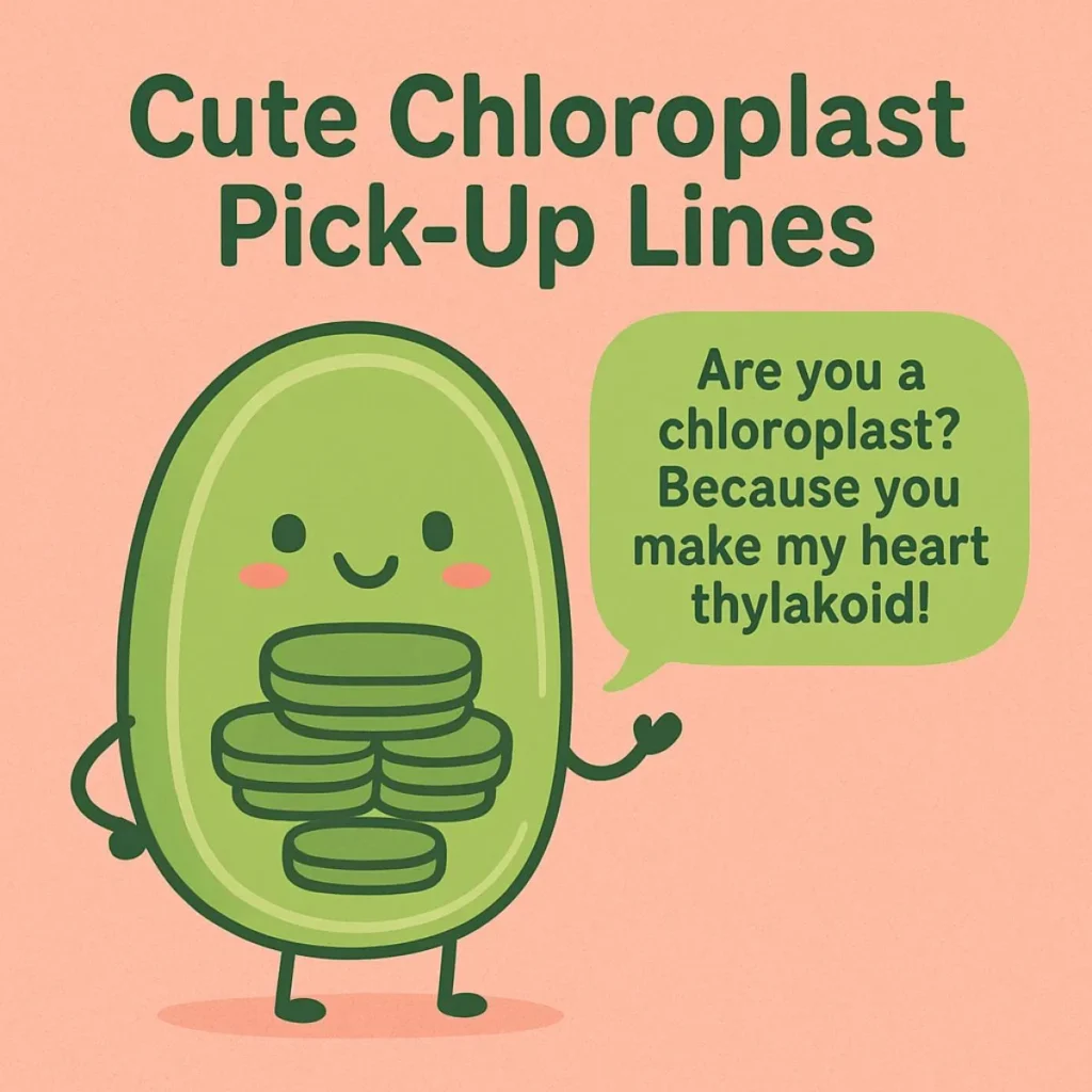 Cute Chloroplast Pick Up Lines