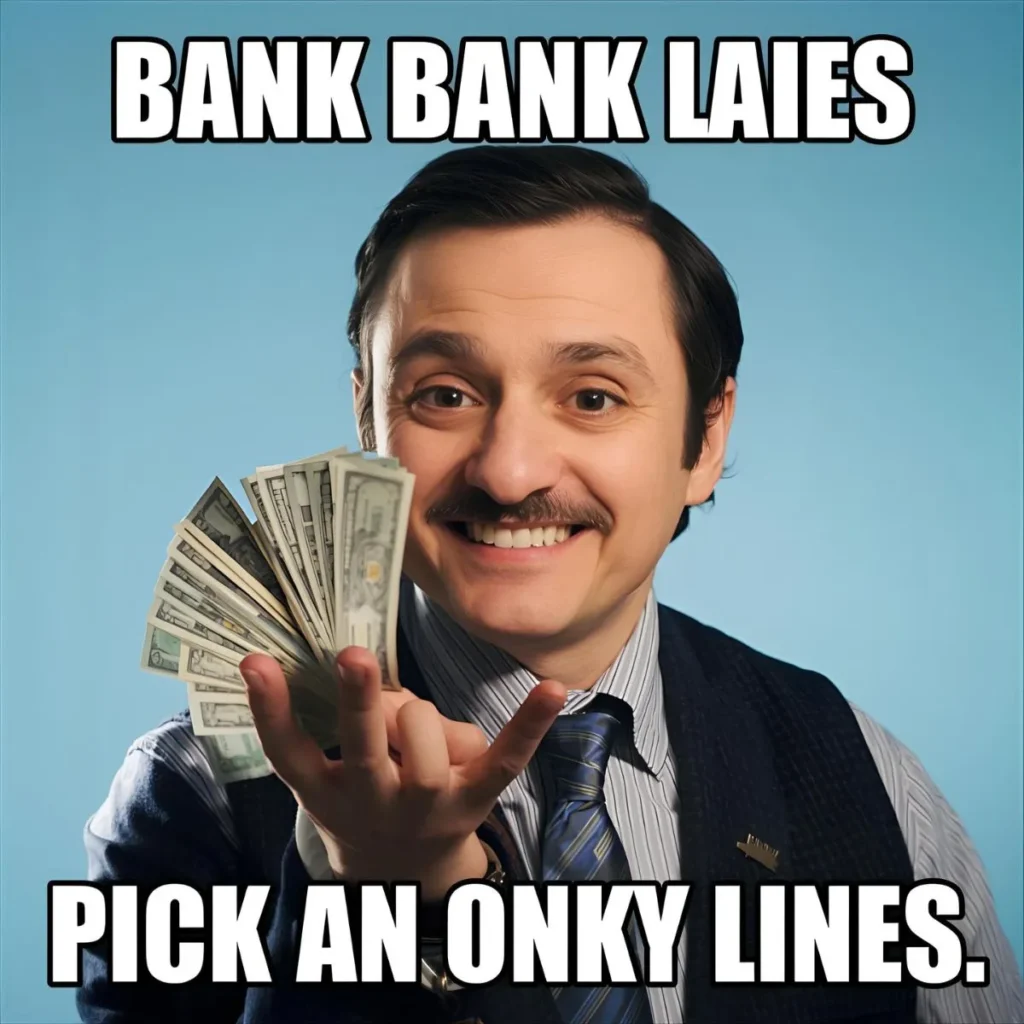 Funny bank loan pick up lines