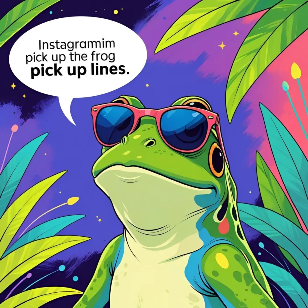 Instagram Frog Pick Up Lines