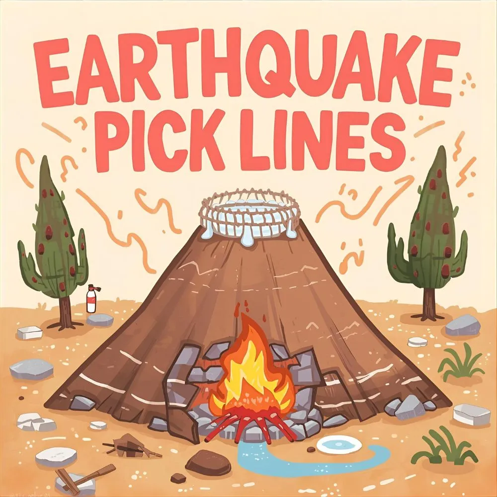 Cute earthquake pick up lines