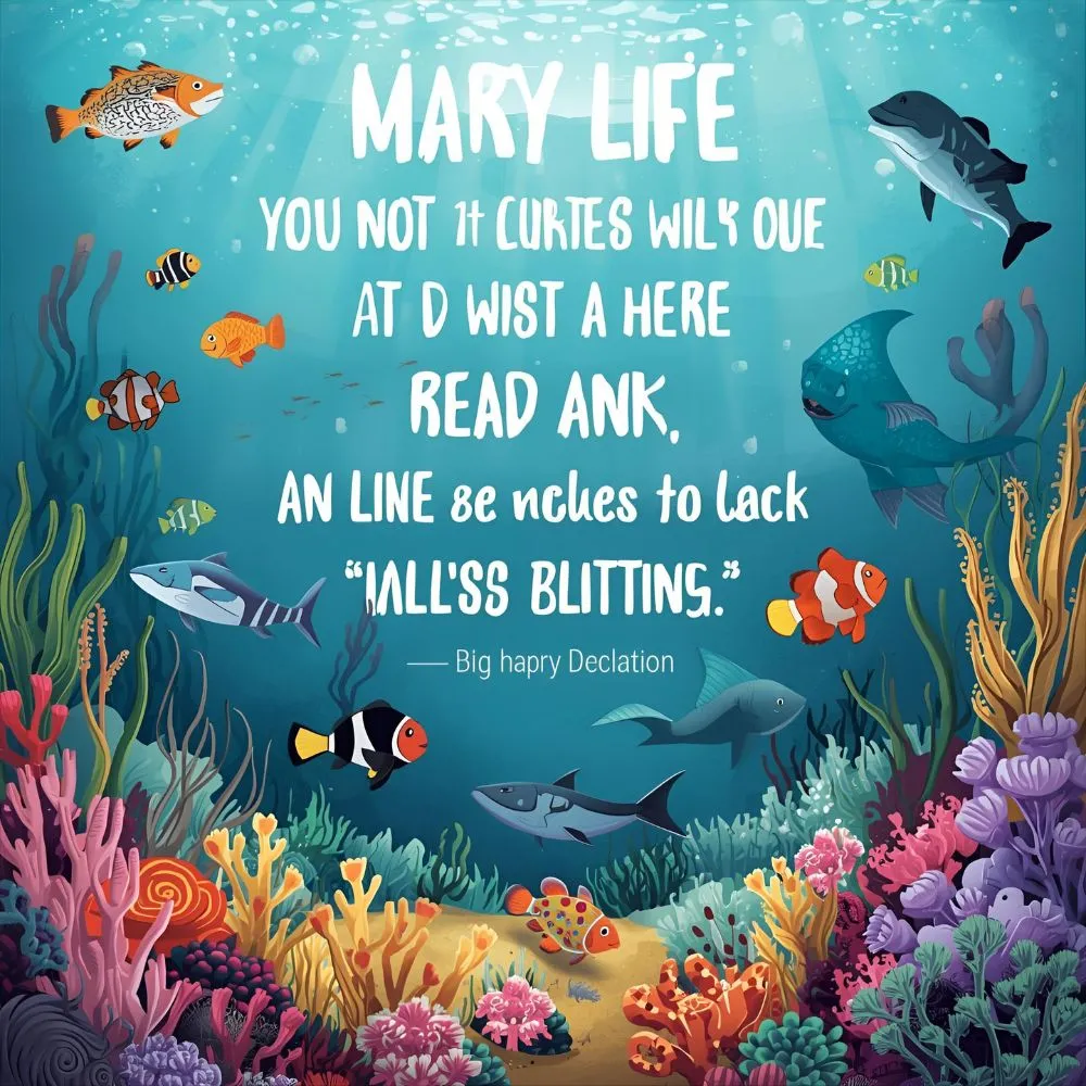 Funny Marine Life Pick Up Lines