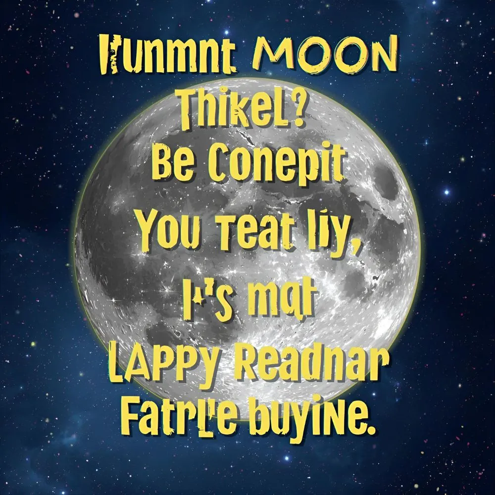 Funny Moon Pick Up Lines