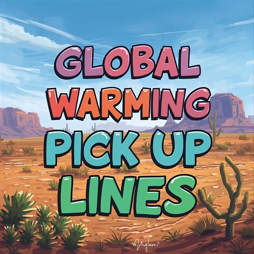 Global Warming Pick Up Lines Funny
