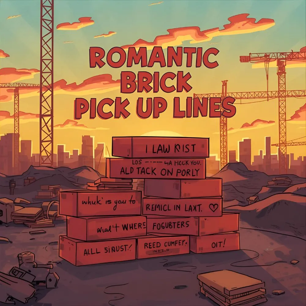 Romantic Brick Pick Up Lines