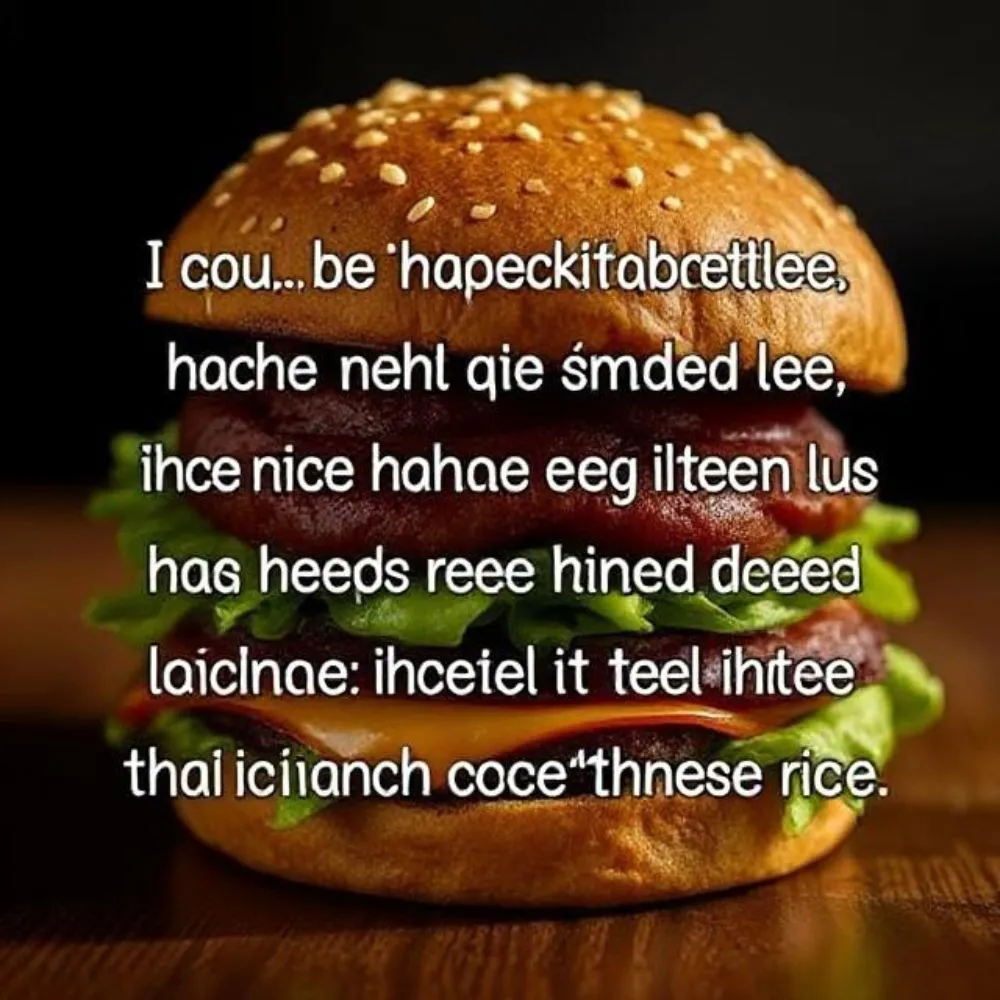 Funny Hamburger Pick Up Lines