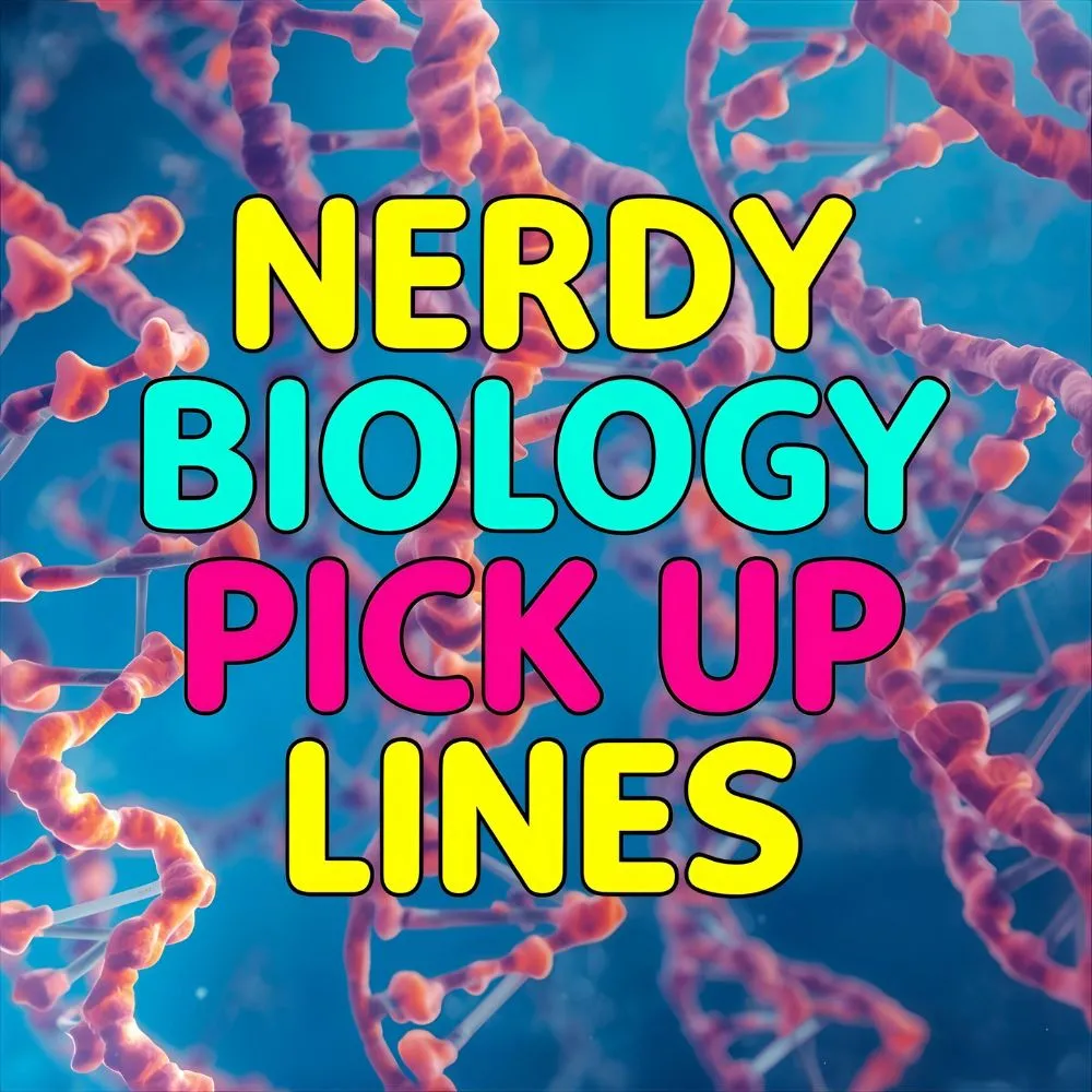 Nerdy Biology Pick Up Lines