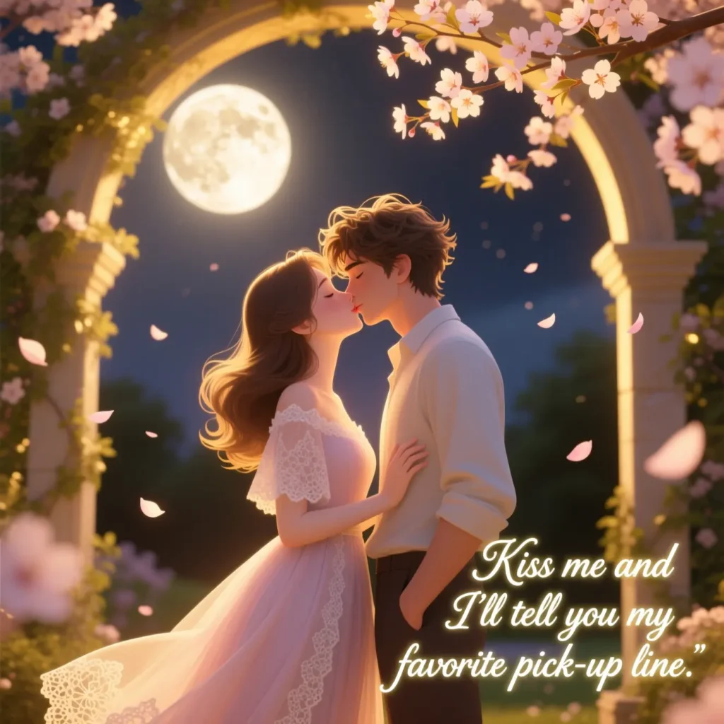 Romantic Kissing Pick Up Lines