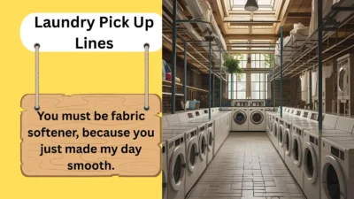Laundry Pick Up Lines