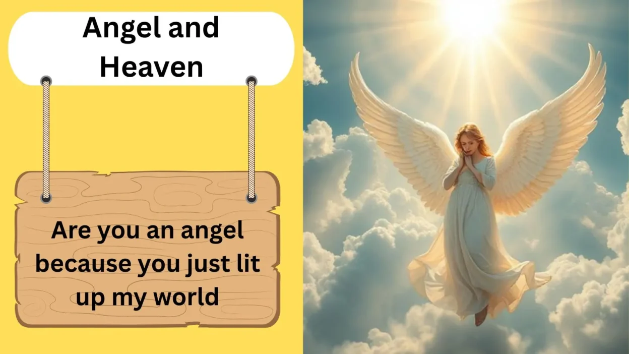 Angel and Heaven Pick Up Lines