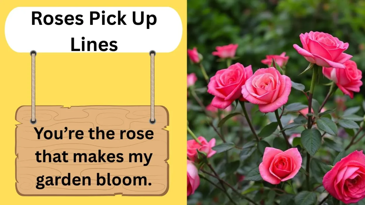 Roses Pick Up Lines