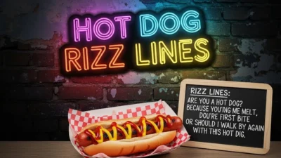 Hot Dog Rizz Lines