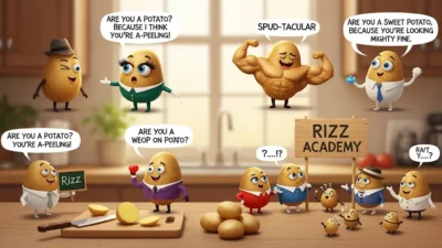 Potato Puns and Rizz Lines