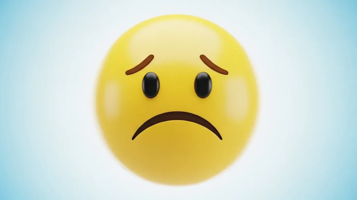 what does upside down smiley face mean