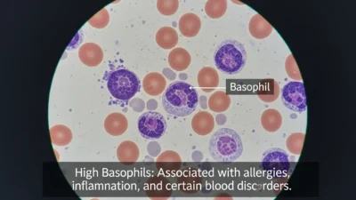 what does a high basophils mean in a blood test?