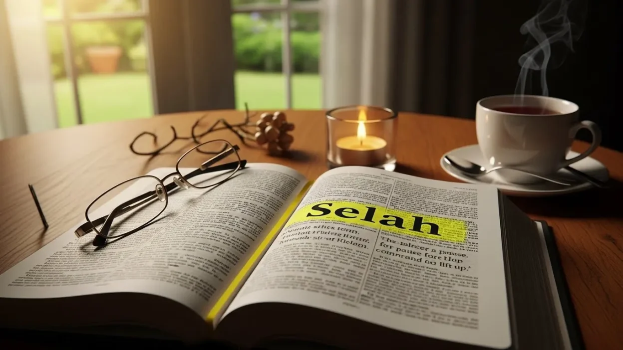 what does selah mean in the bible