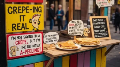 Crepe Puns and Rizz Lines