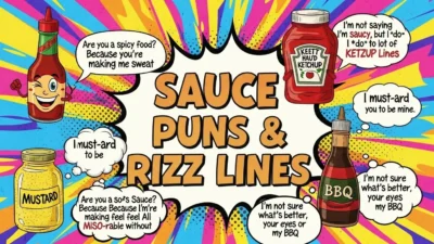 Sauce Puns and Rizz Lines