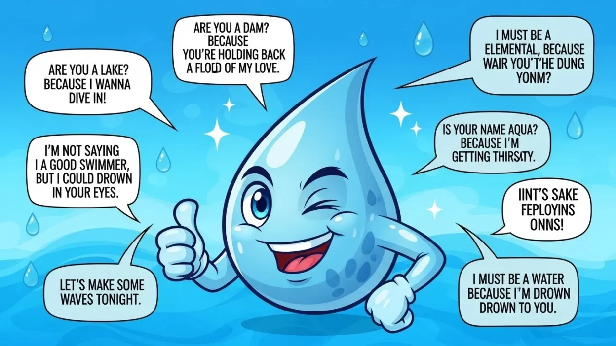 Water Puns and Rizz Lines