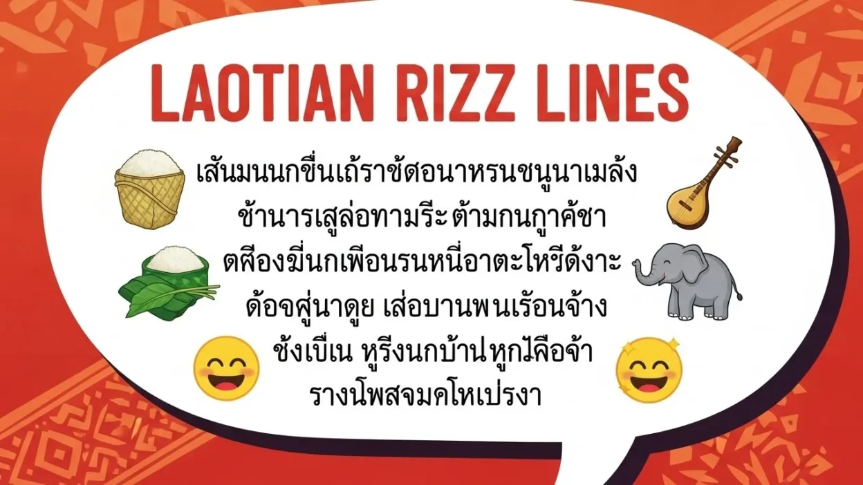 Laotian Rizz Lines