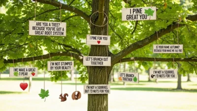 Tree Puns and Rizz Lines