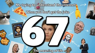 what does 67 mean in meme