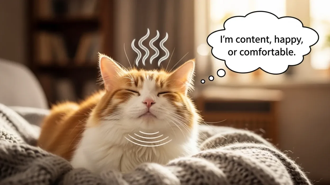 what does it mean when a cat purrs