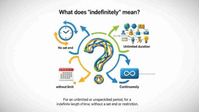 what does indefinitely mean