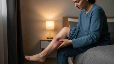 what does a blood clot in the leg feel like