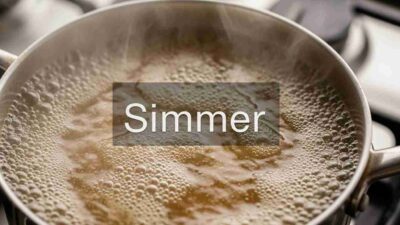 what does simmer mean